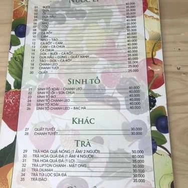 Tổng hợp- Cafe Fruit Juice - Nước Hoa Quả