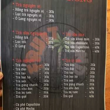 Thực đơn- Cafe Fruit Land - Nước Ép & Trà Hoa Quả