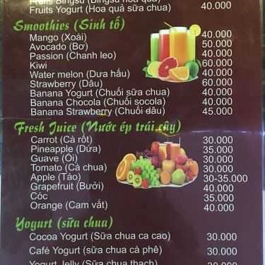 Tổng hợp- Cafe Fruit Star - Sinh Tố & Hoa Quả Dầm