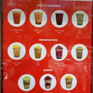 Thực đơn- Cafe Fruity - Drink & Dessert