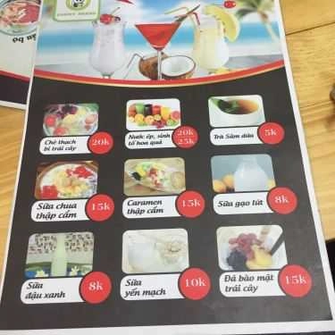 Thực đơn- Funny Panda - Ăn Vặt Các Loại