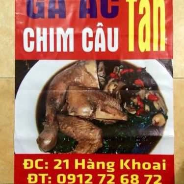 Tổng hợp- Ăn vặt Bà Nga - Gà Ác & Chim Câu Tần