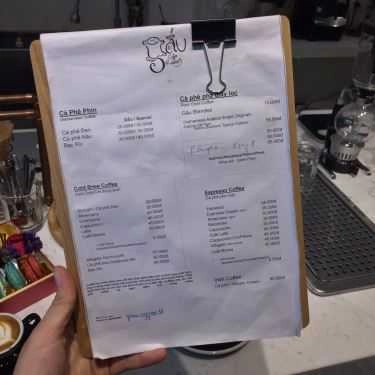 Thực đơn- Gấu Coffee & Bakery