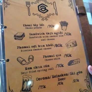 Thực đơn- Gemax Coffee