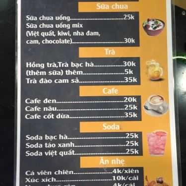 Thực đơn- GG Horus - Cafe & Board Games