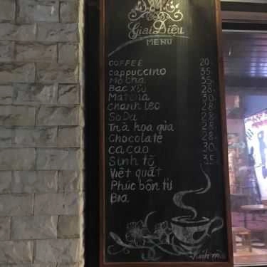 Thực đơn- Giai Điệu Cafe