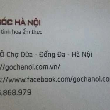 Tổng hợp- Nhà Hàng Góc Hà Nội - Ô Chợ Dừa