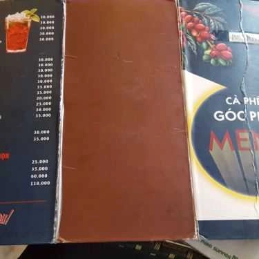 Thực đơn- Góc Phố Cafe - Văn Cao