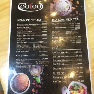 Tổng hợp- Cafe Goofoo - Kem Dừa & Chè Thái - Nhà Chung