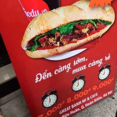 Tổng hợp- Great - Bánh Mì & Cafe - Nguyễn Hữu Huân