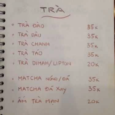 Thực đơn- Green Corner Coffee