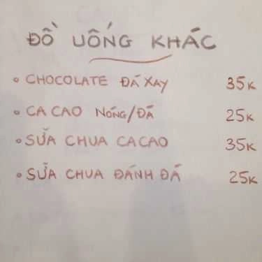 Thực đơn- Green Corner Coffee