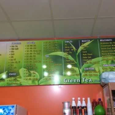 Thực đơn- Cafe Green Tea - Smoothies & Juice