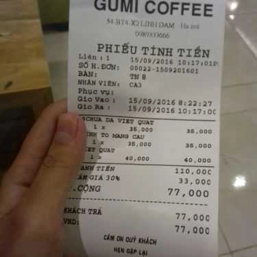 Tổng hợp- Gumi Coffee