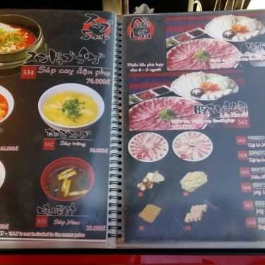 Thực đơn- Nhà Hàng Gyu-Kaku Japanese BBQ - Vincom Bắc Từ Liêm