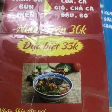 Thực đơn- Ăn vặt Hải Phòng Ơi - Bún & Bánh Đa Cá