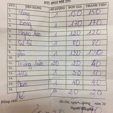 Thực đơn- Ăn vặt Hải Sản SV Quán - Chợ Khương Thượng