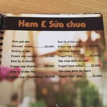 Thực đơn- Haj Ku Coffee