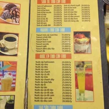 Thực đơn- Cafe Halloween Ice Cream - Tân Triều