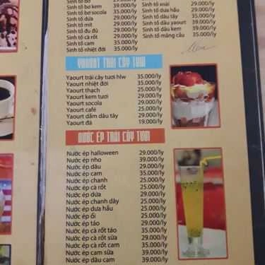 Thực đơn- Cafe Halloween Ice Cream - Tân Triều