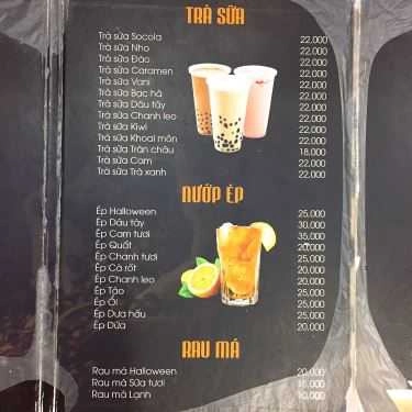 Thực đơn- Cafe Halloween Ice Cream - Tân Triều