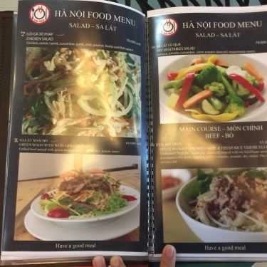 Thực đơn- Hanoi M' Cafe & Restaurant - Mã Mây