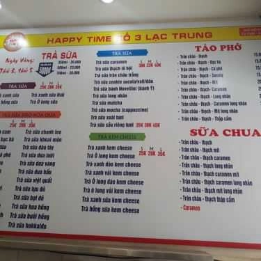 Tổng hợp- Cafe Happy Time - Trà Sữa Trân Châu