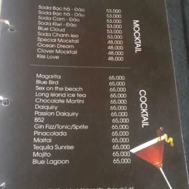 Thực đơn- Cafe Hapuccino & Gelato - Vũ Trọng Phụng