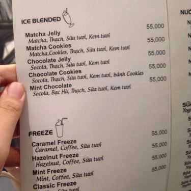 Thực đơn- Hashtag Coffee - Trần Khát Chân