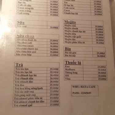 Tổng hợp- HạtA Cafe