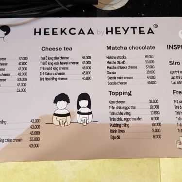 Tổng hợp- Cafe Heekcaa By Heytea - Kim Mã
