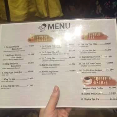 Thực đơn- Cafe Heekcaa - Phạm Ngọc Thạch