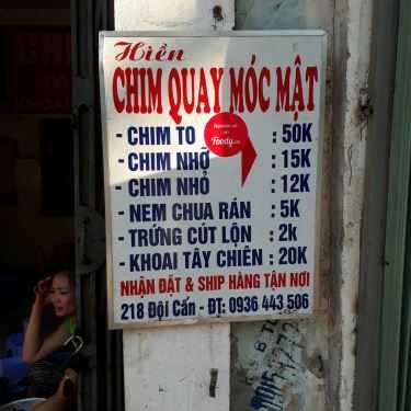 Tổng hợp- Ăn vặt Hiền - Chim Quay Móc Mật