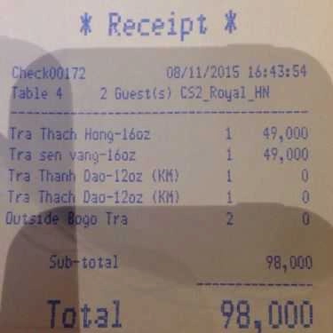 Tổng hợp- Highlands Coffee - Royal City B2
