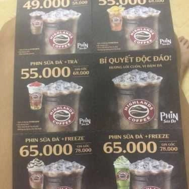 Tổng hợp- Highlands Coffee - Hồ Gươm Hà Đông