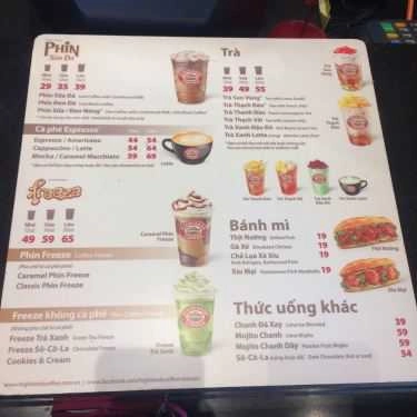 Thực đơn- Highlands Coffee - Linh Đàm CT4