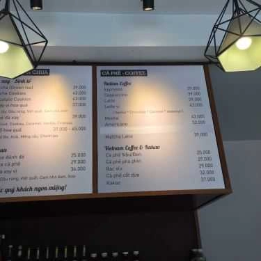 Thực đơn- Highway Coffee