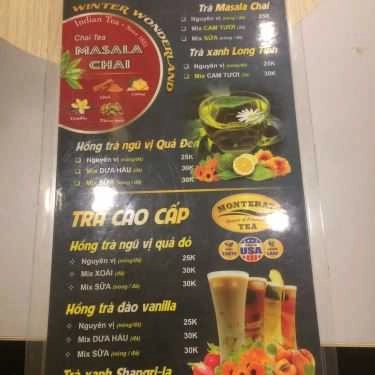 Thực đơn- Home Coffee - Nguyễn Hiền