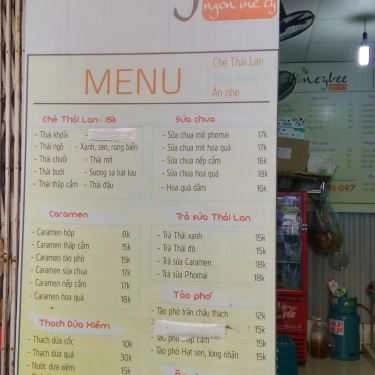 Thực đơn- Ăn vặt Honeybee - Chè Thái Lan