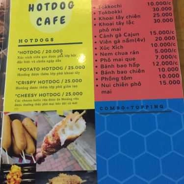 Thực đơn- Hotdog Cafe