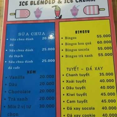 Thực đơn- Hotdog Cafe