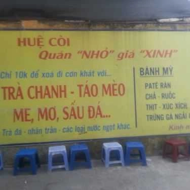 Thực đơn- Ăn vặt Huệ Còi - Bánh Mì Ngon