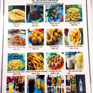 Thực đơn- Ăn vặt Hường - Bánh Xèo & Nem Lụi