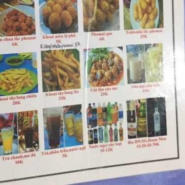 Thực đơn- Ăn vặt Hường - Bánh Xèo & Nem Lụi