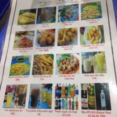 Thực đơn- Ăn vặt Hường - Bánh Xèo & Nem Lụi