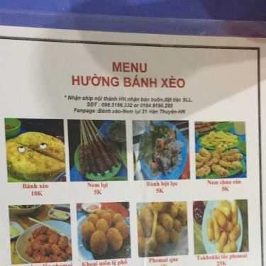 Thực đơn- Ăn vặt Hường - Bánh Xèo & Nem Lụi