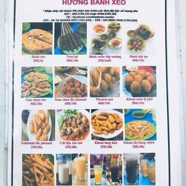 Thực đơn- Ăn vặt Hường - Bánh Xèo & Nem Lụi