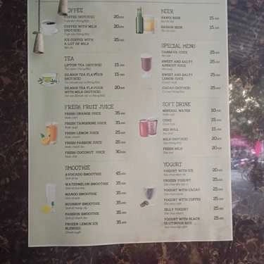 Thực đơn- Hương - Cafe & Fastfood