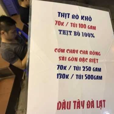 Thực đơn- Cafe Hương Juice - Hàng Lược