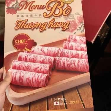 Thực đơn- Nhà Hàng Hutong - Hot Pot Paradise - Triệu Việt Vương